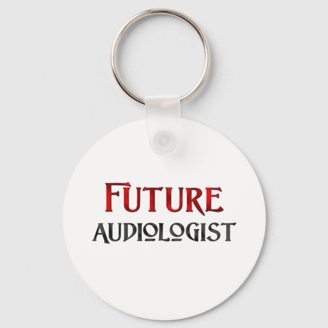 Future Audiologist Keychain (Front)