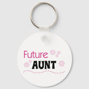 Future Aunt Tshirts and Gifts Keychain