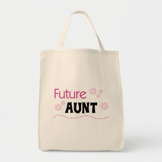 Future Aunt Tshirts and Gifts Tote Bag (Front)