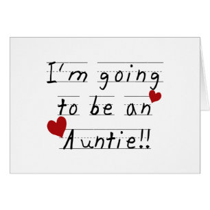 Future Auntie Kid Print Tshirts and Gifts Cards