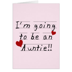 Future Auntie Kid Print Tshirts and Gifts Cards