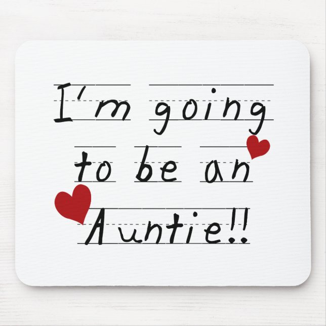 Future Auntie Kid Print Tshirts and Gifts Mouse Pad (Front)