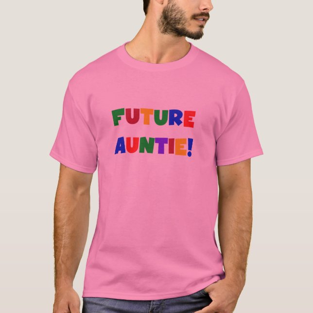 Future Auntie-Primary Colors Tshirts and Gifts (Front)