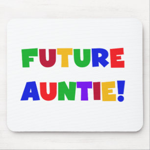 Future Auntie-Primary Colors Tshirts and Gifts Mouse Pad