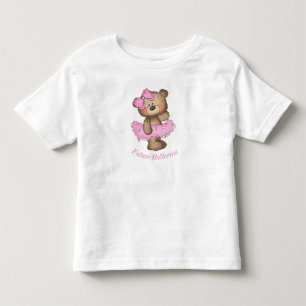 Future Ballerina Bear Toddler Ruffle Tee