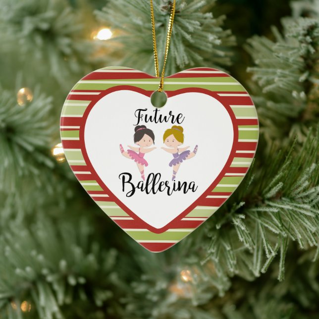 future ballerina ceramic ornament (Tree)