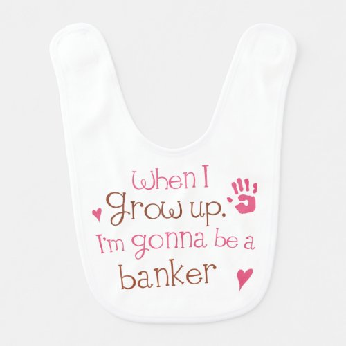 Future Banker Baby Bib