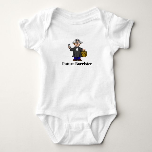 Future Barrister Baby One-Piece Bodysuit (Front)