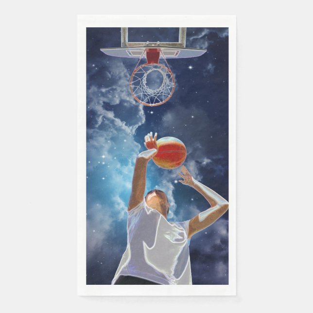Future Basketball All-Star Paper Guest Towels (Front)