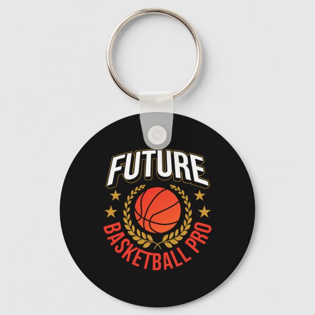 Future Basketball Pro Coach Match Team Player  Keychain (Front)