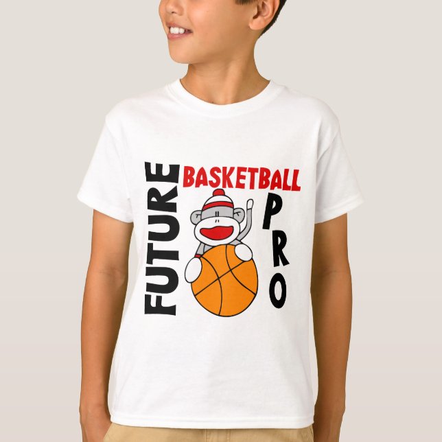 Future Basketball Pro Sock Monkey T-Shirt (Front)