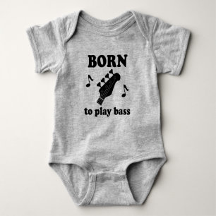 Future Bass Player Guitar Music Baby Bodysuit