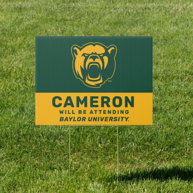 Future Baylor University Graduate Sign (Insitu)