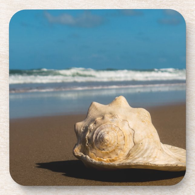 Future Beach Beverage Coaster (Front)