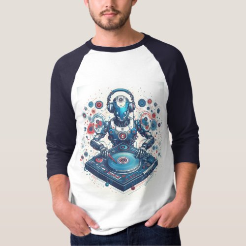 Future Beats The Robo_DJ Revolution T_Shirt