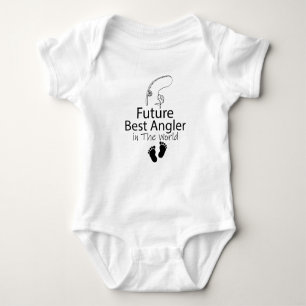 Future Best Angler in The World Future Angler Baby Baby Bodysuit