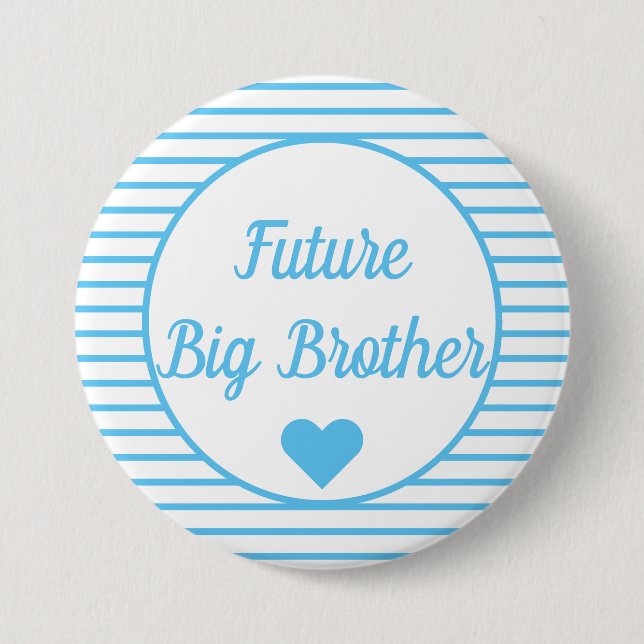 Future Big Brother Baby Shower Button (Front)