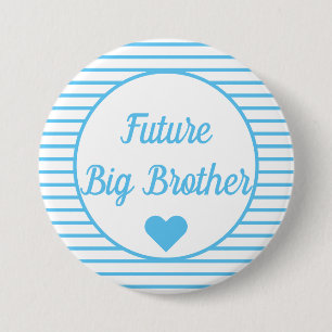 Future Big Brother Baby Shower Button