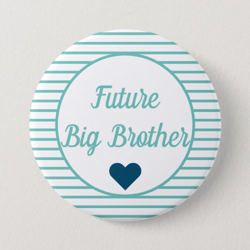 Future Big Brother Baby Shower Button