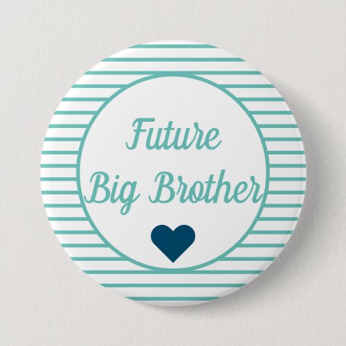 Future Big Brother Baby Shower Button