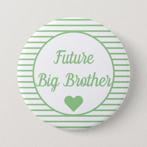 Future Big Brother Baby Shower Button