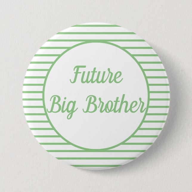 Future Big Brother Baby Shower Button (Front)