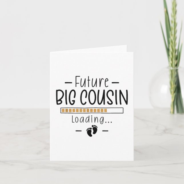 Future Big Cousin - 1st Pregnancy Announcement For (Front)