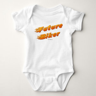 Future biker baby bodysuit