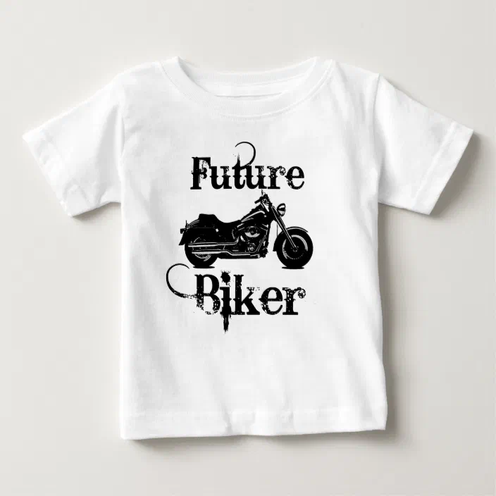 My Grandad's A Biker White T Kids Baby Children's Motorcycle Slogan T-Shirts 