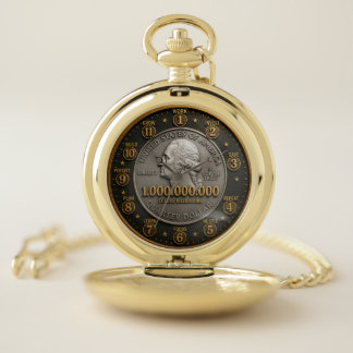 Future Billionaire Mindset Millionaire Pocket Watch