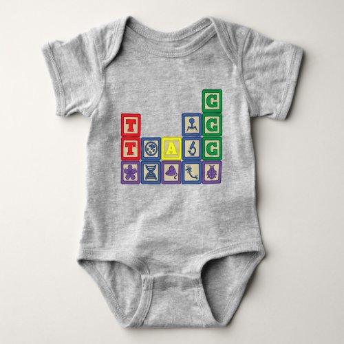 Future Biologists Blocks Baby Bodysuit