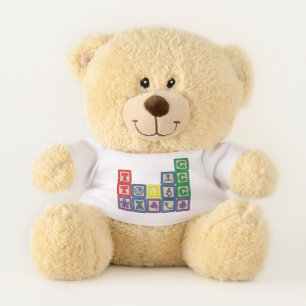 Future Biologist's Blocks Teddy Bear
