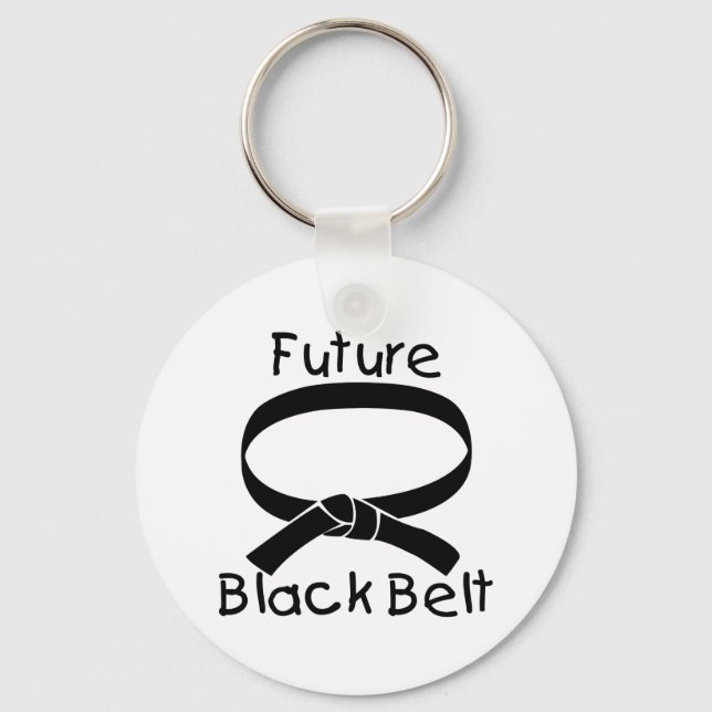 Future Black Belt Keychain (Front)