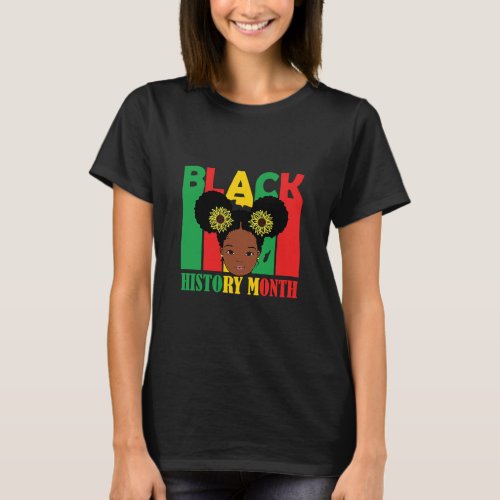 Future black history maker brown skin girls black  T_Shirt