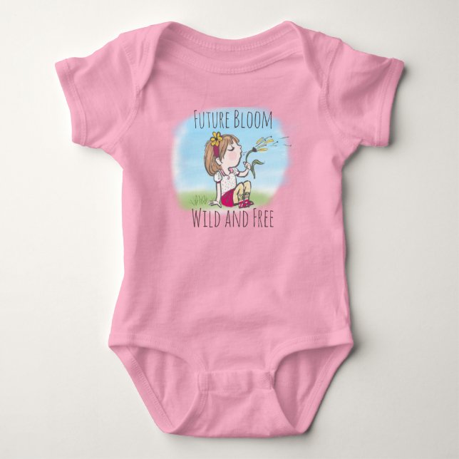 Future Bloom Baby girl bodysuit (Front)