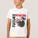 Future Bowling Pro Sock Monkey T-shirt at Zazzle