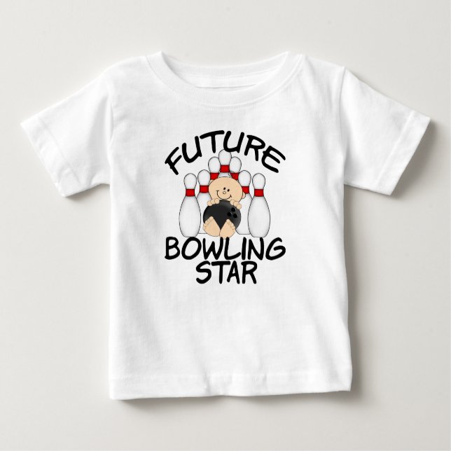 Future Bowling Star Baby T-Shirt (Front)