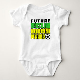 Future Brazilian Soccer Player Baby Bodysuit