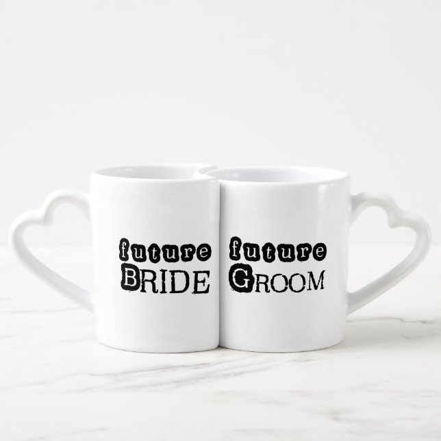 Future Bride and Groom Lovers Mugs (Back Nesting)
