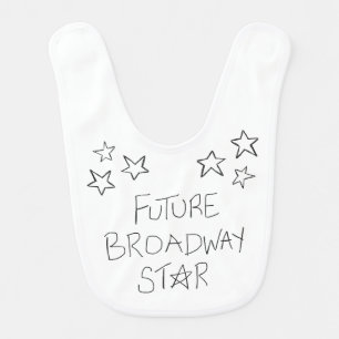 Future Broadway Star Baby Bib