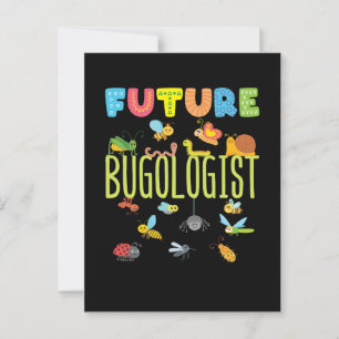 Future Bugologist Bug Insect Collector Postcard