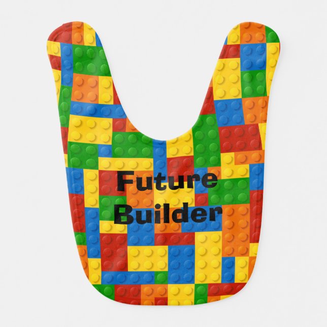 Future Builder - Baby Bib (Front)