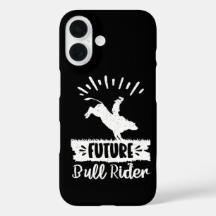 Future Bull Rider Bull Riding Rodeo Gifts Ideas iPhone 16 Case