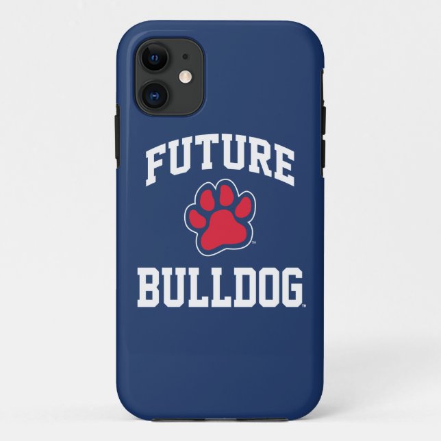 Future Bulldog Case-Mate iPhone Case (Back)