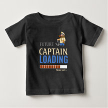 Future Captain Loading Cute Funny Personalized Boy
