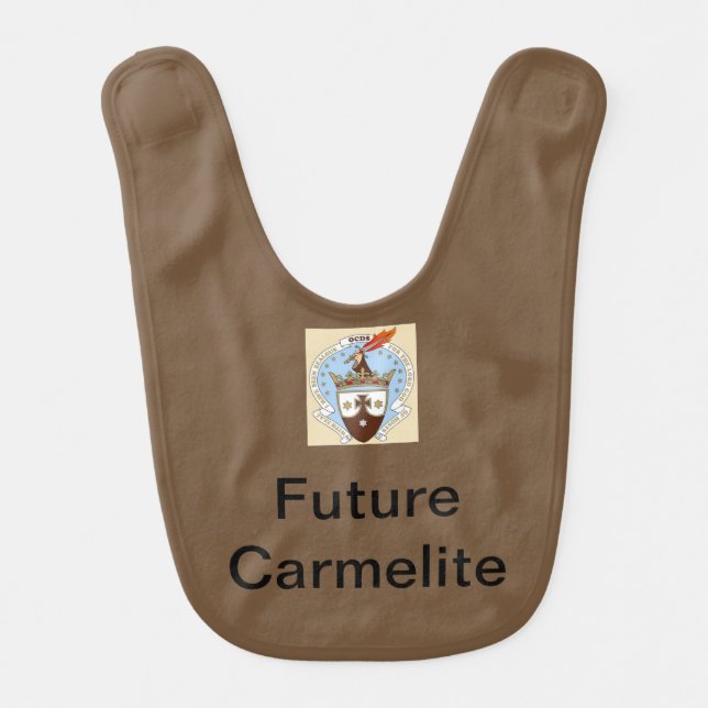 Future Carmelite Baby Bib (Front)