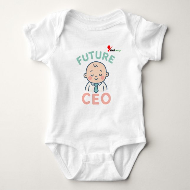 Future CEO Baby Bodysuit | Cute Business Infant Gi (Front)