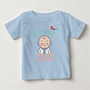 "Future CEO" Cute Baby Boss Executive Baby T-Shirt