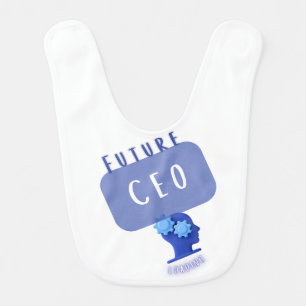 Future CEO loading Baby Bib
