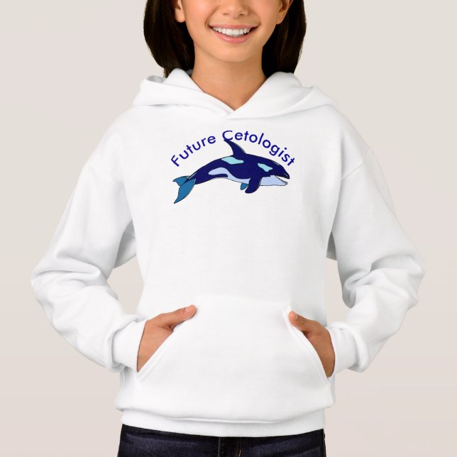 Future Cetologist Killer Whale Hoodie (Front)